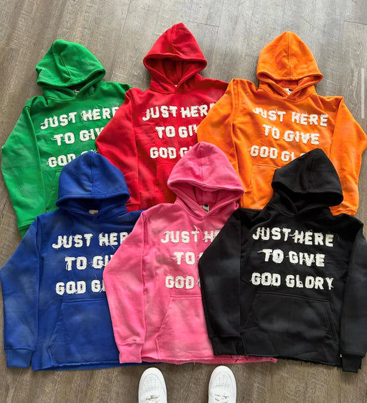 Unisex Give God Glory Hoodie
