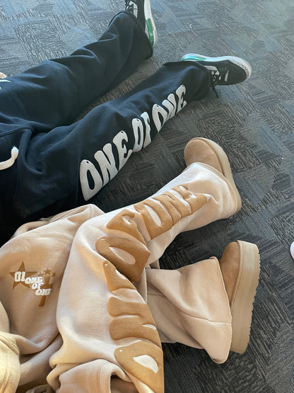 Puff-Print Sweats