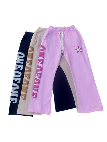 Puff-Print Sweats