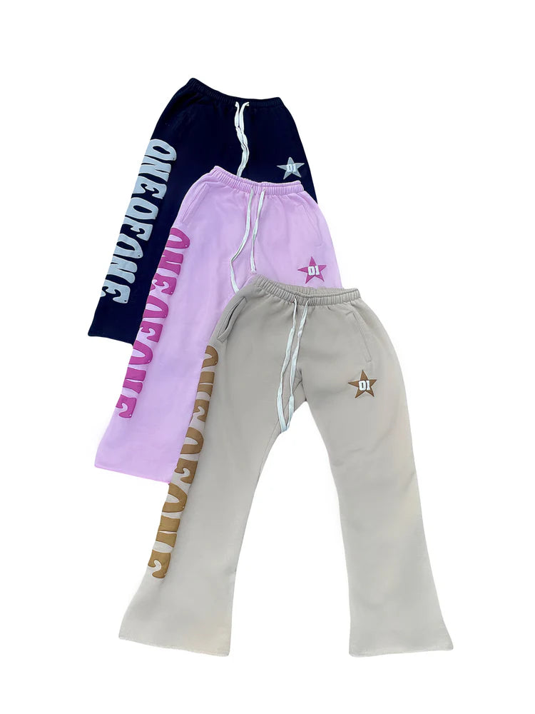 Puff-Print Sweats