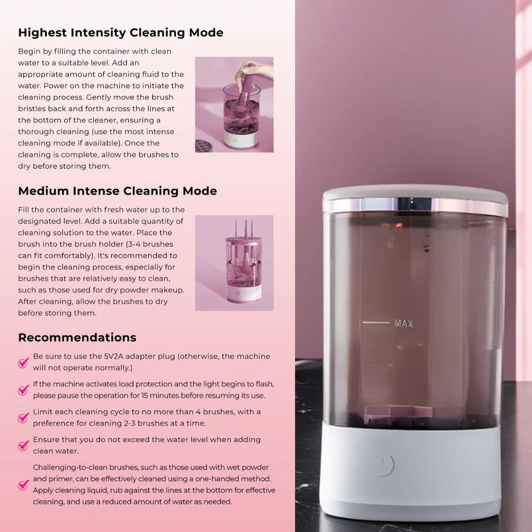 3 in 1 Makeup Brush Cleaner