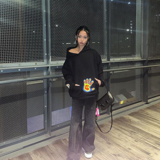 Unisex Thermal Print Hoodie