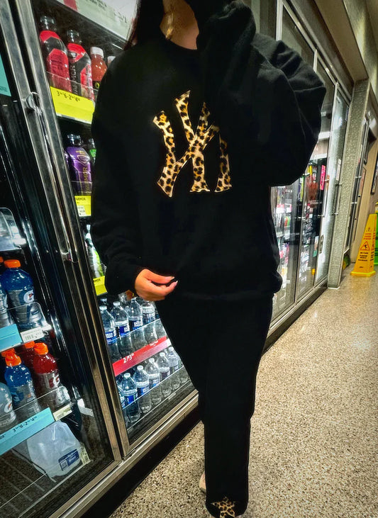 Leopard New York Hoodie