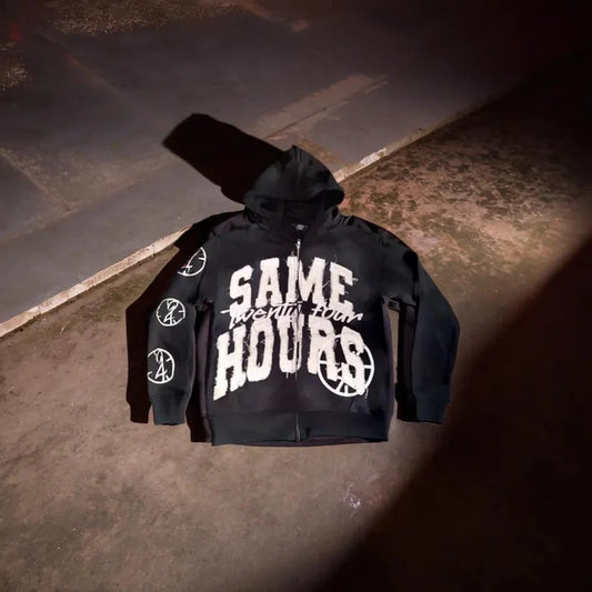 Unisex SAME HOURS Zip-Up